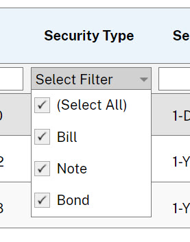 filter by type